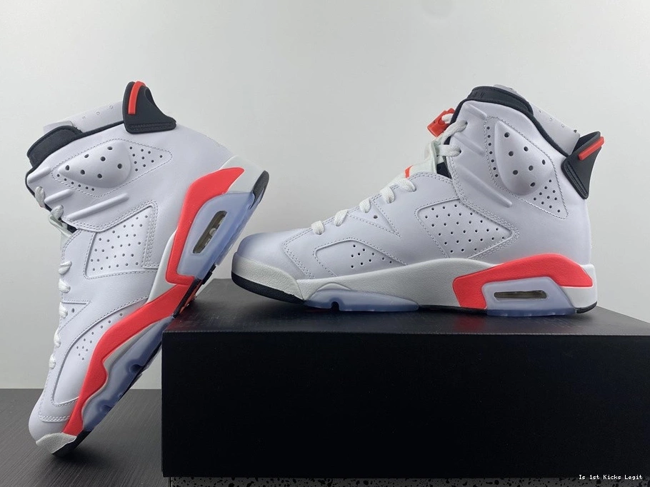 2014 Air 6 Jordan Retro 'White Infrared'  384664-123  0223